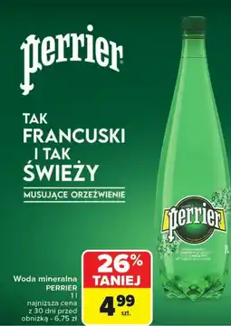 Carrefour Woda mineralna Perrier oferta