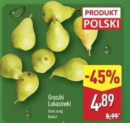 ALDI Gruszka lukasówka polska oferta
