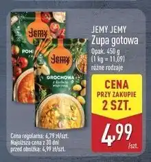 ALDI Zupa grochowa z kiełbasą wieprzową Jemyjemy oferta