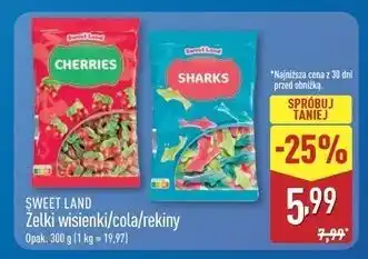 ALDI Żelki cola Sweetland oferta