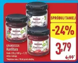 ALDI Konfitura jagodowa Grandessa oferta