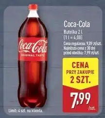 ALDI Napój Coca-Cola oferta