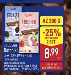ALDI Batoniki jogurtowo-truskawkowe Choceur oferta