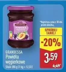 ALDI Powidła węgierkowe Grandessa oferta