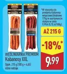ALDI Kabanosy wieprzowe Wędliniarnia Premium oferta