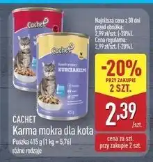 ALDI Karma dla kota z cielęciną Cachet oferta