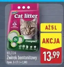 ALDI Żwirek dla kota compact Hilton oferta