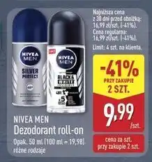 ALDI Antyperspirant original Nivea Men Invisible Black & White oferta