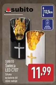 ALDI Świeca led c707 12.5 cm Subito oferta