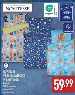 ALDI Pościel świecąca w ciemności Novitesse oferta