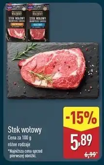 ALDI Stek wołowy z rostbefu bez kości Łuków oferta