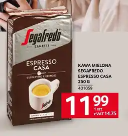 Selgros Kawa mielona segafredo espresso casa oferta