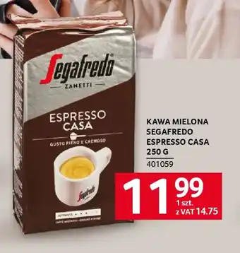 Selgros Kawa mielona segafredo espresso casa oferta
