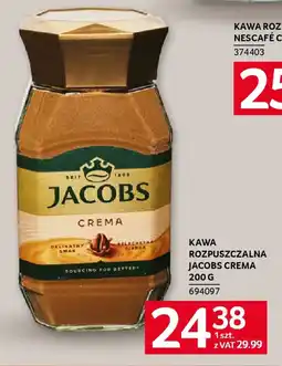 Selgros Kawa rozpuszczalna jacobs crema oferta