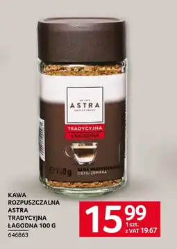 Selgros Kawa rozpuszczalna astra tradycyjna łagodna oferta