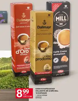 Selgros Kawa w kapsułkach dallmayr, mr & mrs mill 10 kapsułek oferta