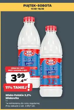 Netto Mleko Polskie 3,2% Mlekovita oferta