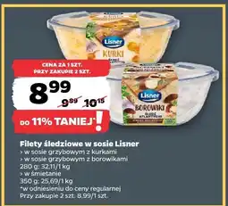 Netto Filety śledziowe w sosie Lisner oferta