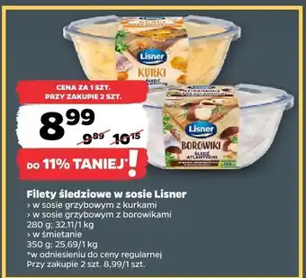 Netto Filety śledziowe w sosie Lisner oferta