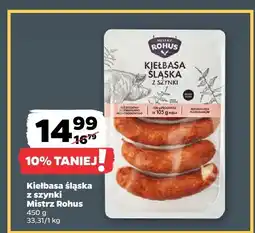 Netto Kiełbasa śląska z szynki Mistrz Rohus oferta