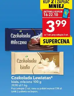Lewiatan Czekolada Lewiatan biała/mleczna oferta