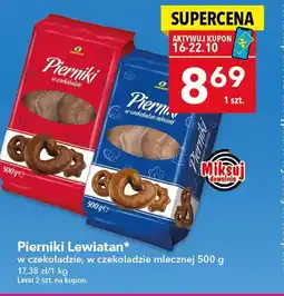 Lewiatan Pierniki Lewiatan w czekoladzie/w czekoladzie mlecznej oferta