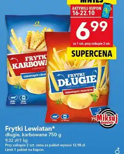 Lewiatan Frytki Lewiatan długie/karbowane oferta