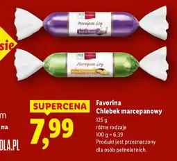 Lidl Chlebek marcepanowy różne rodzaje Favorina oferta