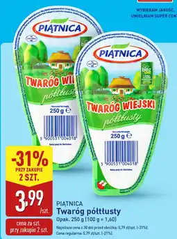 ALDI PIĄTNICA Twaróg półtłusty oferta