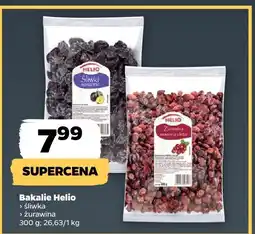 Netto Bakalie śliwka/żurawina Helio oferta