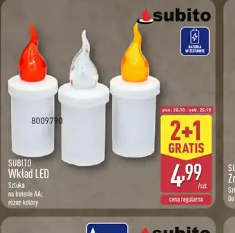 ALDI Subito Wkład LED oferta