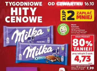 Kaufland Czekolada Milka Alpine Milk oferta