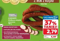 Kaufland Kiełbasa wiejska Kabanos Kaufland oferta