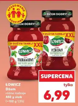 Kaufland Dżem Łowicz różne rodzaje oferta