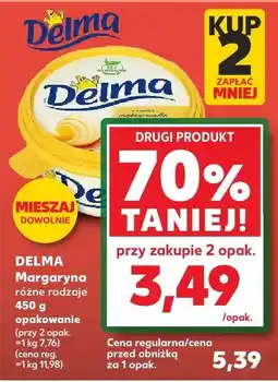 Kaufland Margaryna Delma różne rodzaje oferta