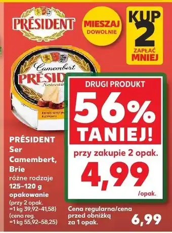 Kaufland Ser Camembert, Brie President oferta