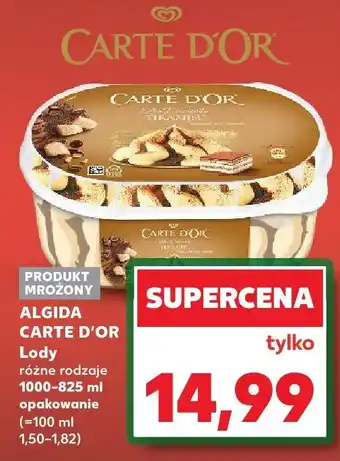 Kaufland Lody Carte d'Or Algida oferta