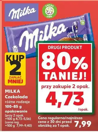 Kaufland Czekolada Milka oferta