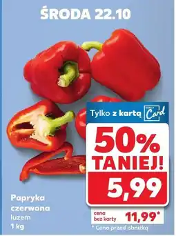Kaufland Papryka czerwona Kaufland oferta