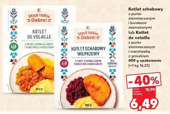 Kaufland Kotlet schabowy z purée ziemniaczanym Stąd Takie Dobre oferta
