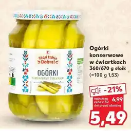 Kaufland Ogórki konserwowe Stąd Takie Dobre oferta
