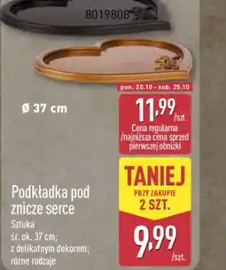 ALDI Podkładka pod znicze serce oferta