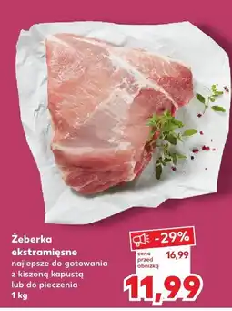 Kaufland Żeberka ekstramasne Kaufland oferta