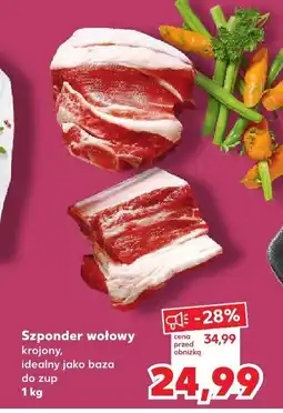 Kaufland Szponder wołowy krojony Kaufland oferta