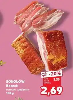 Kaufland Boczek surowy wędzony Sokołów oferta