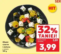 Kaufland Oliwki czarne i zielone z serem Kaufland oferta