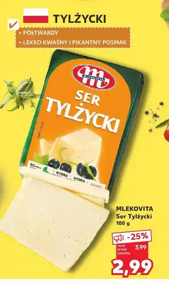 Kaufland Ser tylżycki Mlekovita oferta