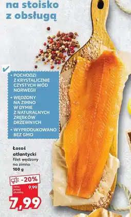 Kaufland Łosoś atlantycki filet wędzony na zimno Kaufland oferta