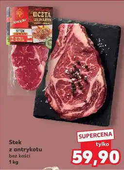 Kaufland Stek z antrykotu bez kości U Rzeźnika oferta