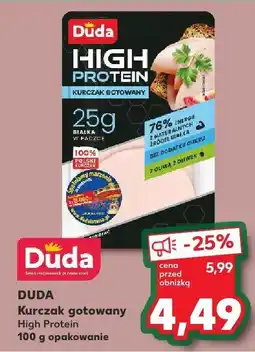 Kaufland Kurczak gotowany High Protein Duda oferta